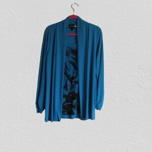 ANTTHONY Original Open-Front Cardigan with Connected Sleeveless Shell